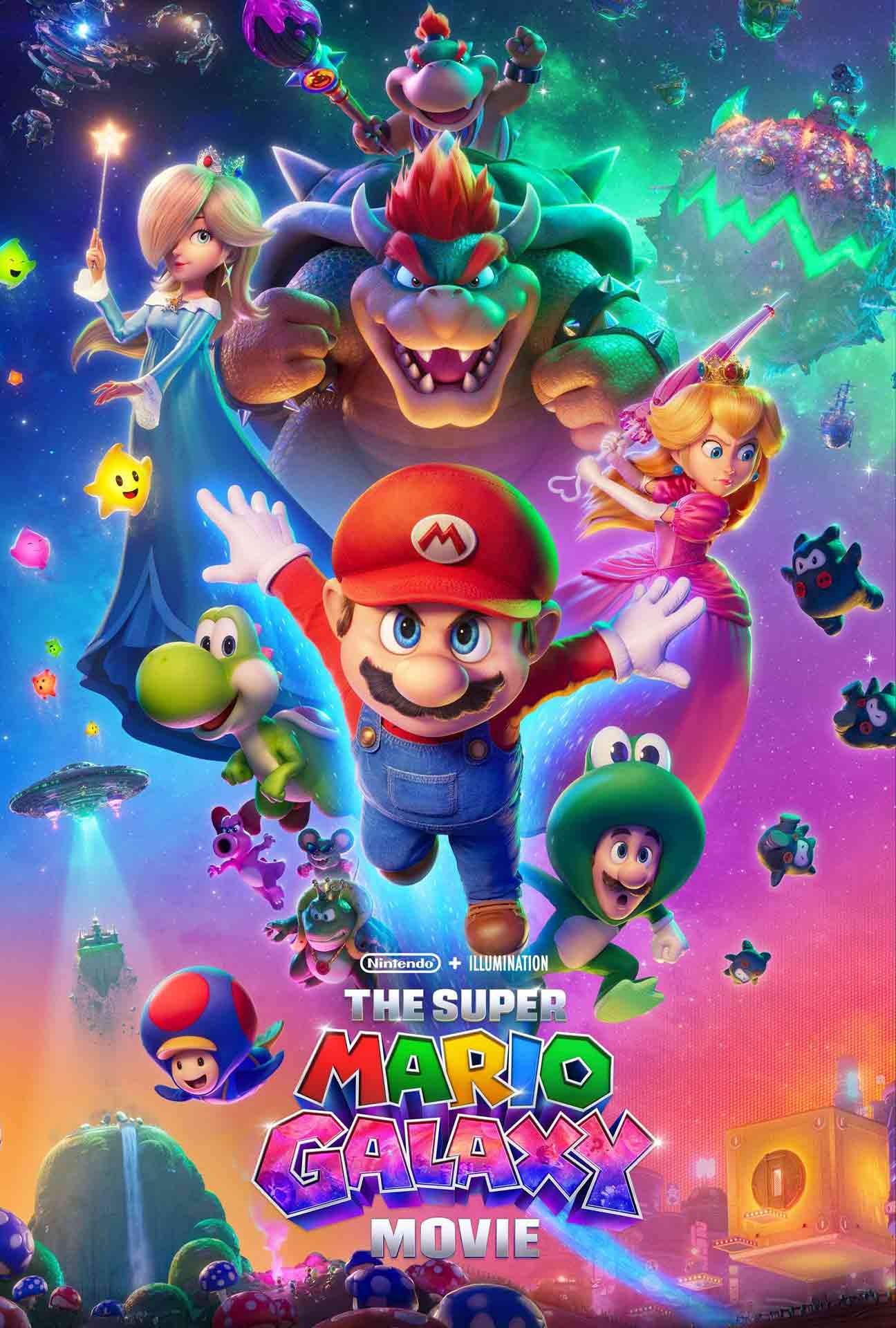 Click to show movie info for The Super Mario Galaxy Movie Movie Poster for The Super Mario Galaxy Movie